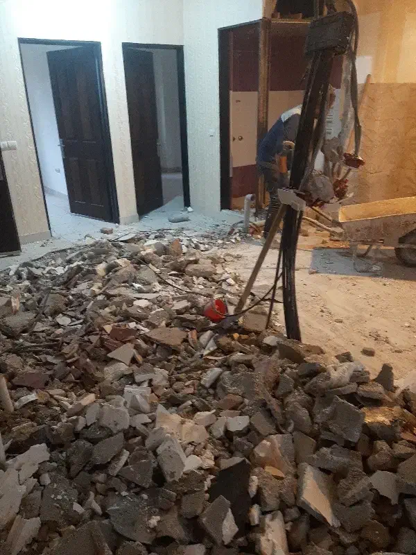 تخریب ،حمل نوخاله ،بازسازی ،تاسیسات، منطقه آزاد|خدمات پیشه و مهارت|بندر انزلی, جفرود پایین|دیوار