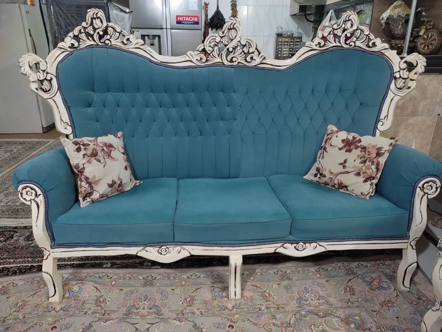 مبل 9نفره درحد نو بسیار تمیز|مبلمان خانگی و میز عسلی|سبزوار, قلعه‌نو دهزار|دیوار