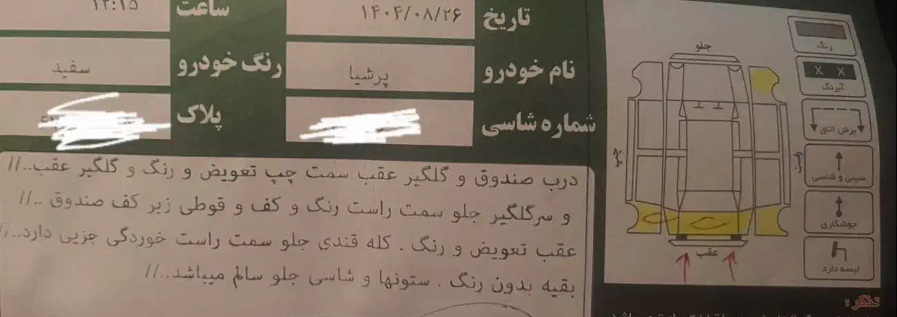 پارس تیوفایو مدل ۹۶|خودرو سواری و وانت|تبریز, |دیوار