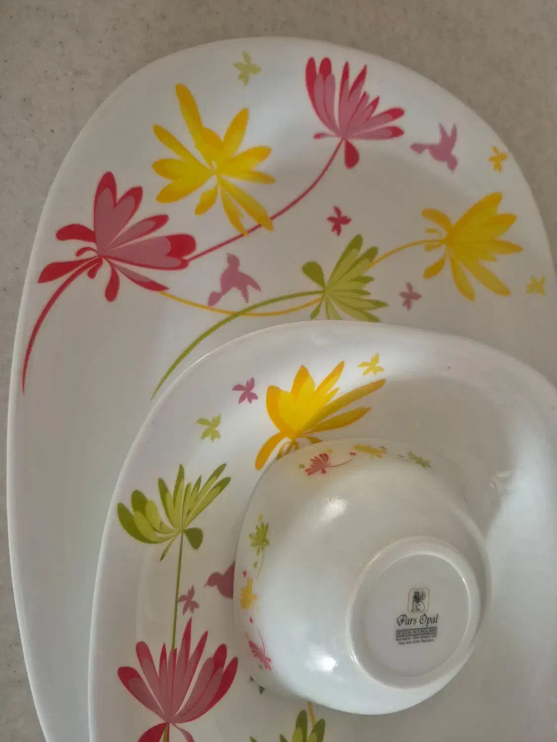 ۳ دست،۶ نفره پارس اوپال با کارتون نو ی نو ..|ظروف سرو و پذیرایی|تهران, خانی آباد نو شمالی|دیوار