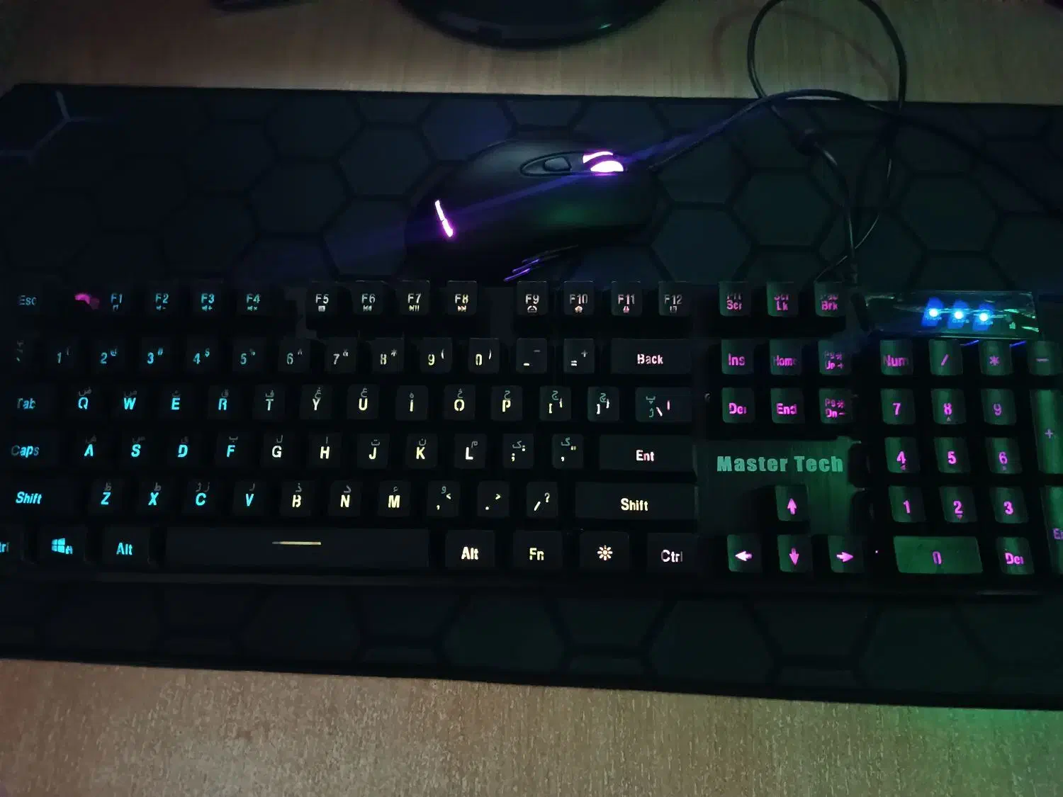کیبورد ماوس گیمینگ Mastertech mk9200|قطعات و لوازم جانبی رایانه|تهران, امیر بهادر|دیوار