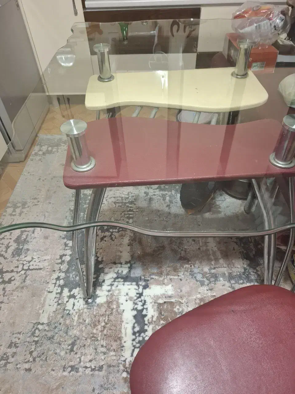 میز ناهار خوری ۴ نفره|میز و صندلی غذاخوری|محمدشهر, محمدشهر|دیوار