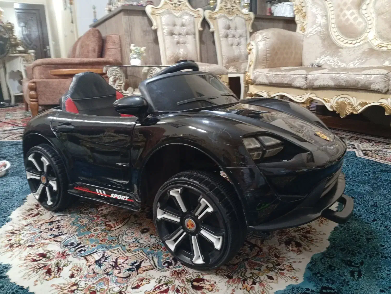 ماشین شارژی پورشه کنترل دار|اسباب و اثاث بچه|پاکدشت, شهرک امام رضا|دیوار