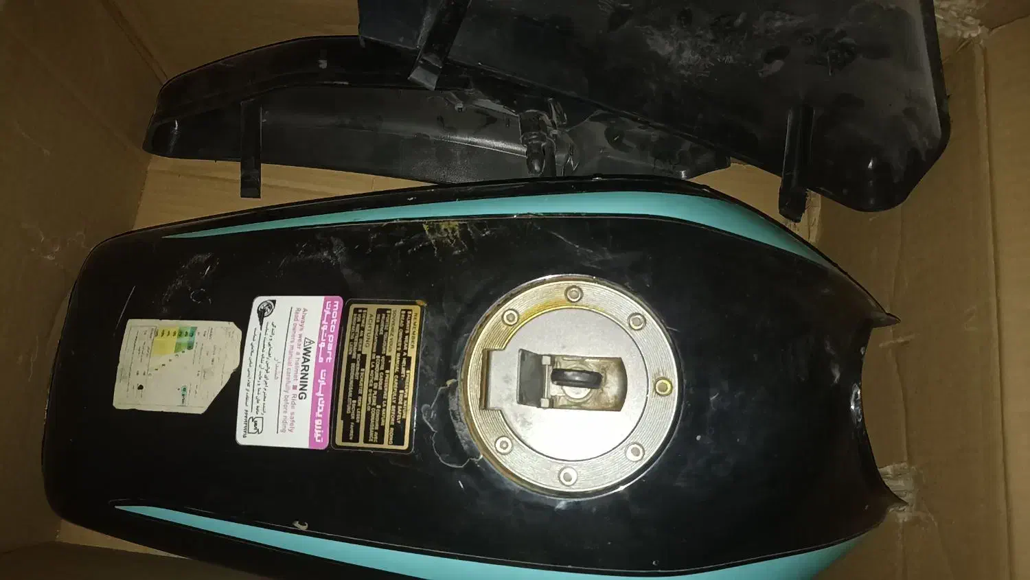 باک هندا انژکتوری رنگ مشکی + پمپ بنزین و آمپر|قطعات یدکی و لوازم جانبی|حمیدیا, |دیوار