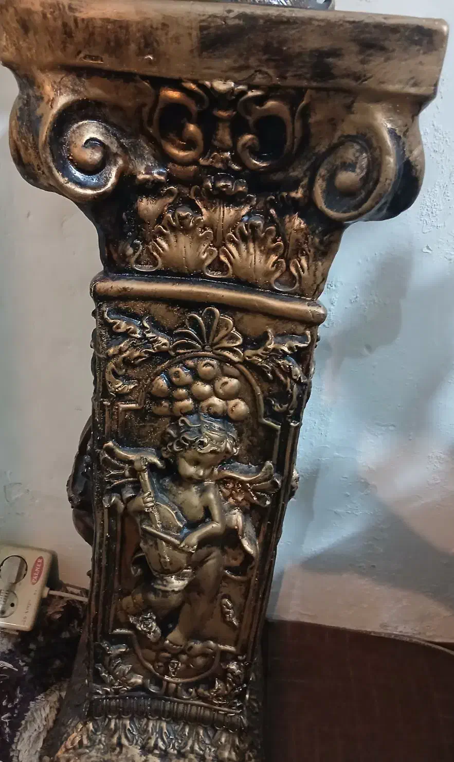 پایه طلایی دکوری|مجسمه، تندیس، ماکت|کرج, کلاک نو|دیوار