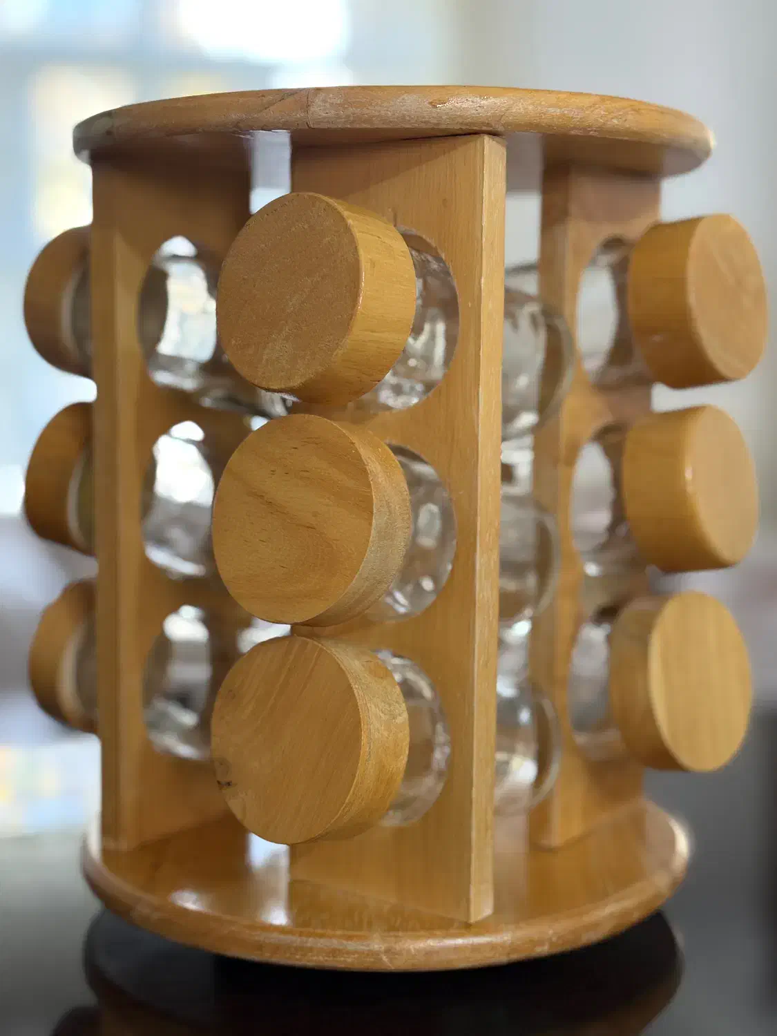 جا ادویه چرخشی|ظروف نگهدارنده، پلاستیکی، یک‌بارمصرف|جوانرود, |دیوار