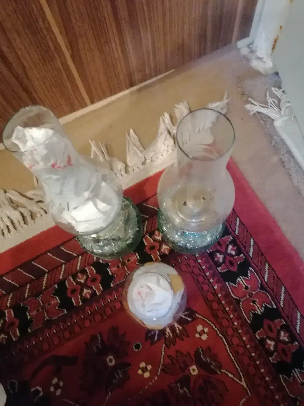 چراغ نفتی شیشه ای|صنایع دستی و سایر لوازم تزئینی|اهواز, نادری|دیوار