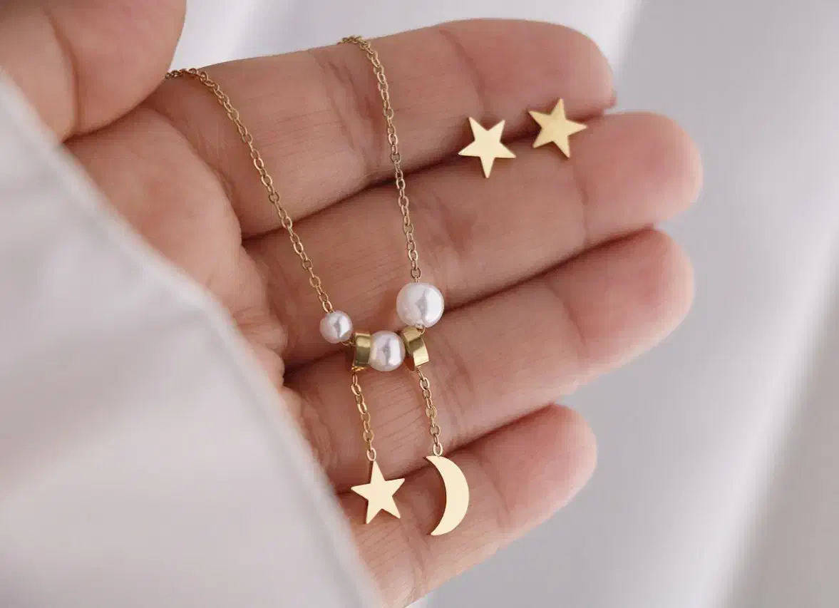 نیم ست استیل رنگ ثابت ۱۹۰تا۲۹۰هزارتومن|بدلیجات|بیرجند, |دیوار