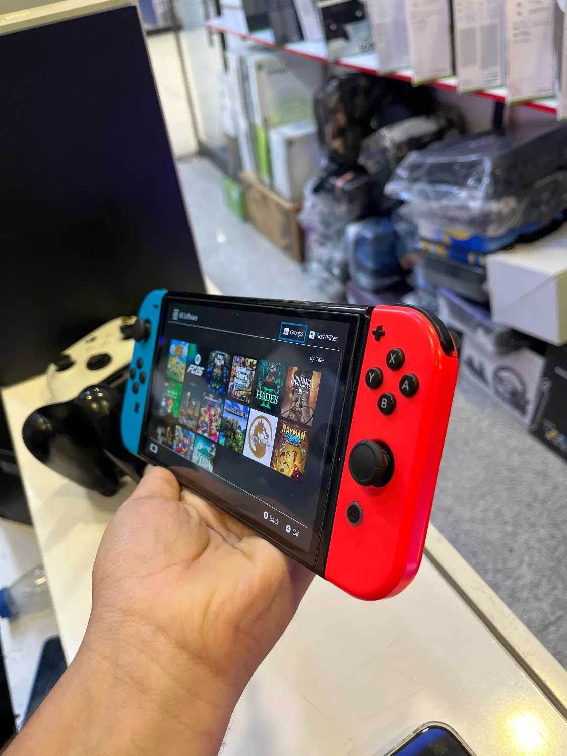 نینتندو اولد فول گیم ۲۵۶ گیگ Nintendo oled full|کنسول، بازی ویدئویی و آنلاین|تهران, لاله زار|دیوار