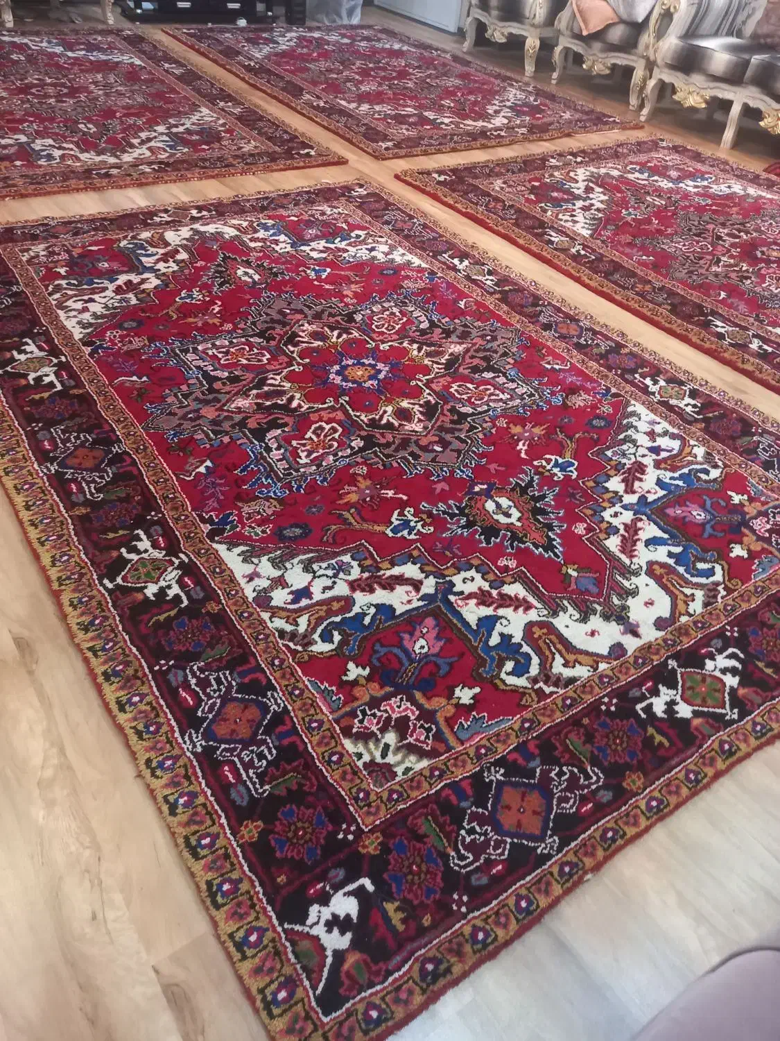 فرش تاجری هریس بارماخ توخوش|فرش|تبریز, |دیوار