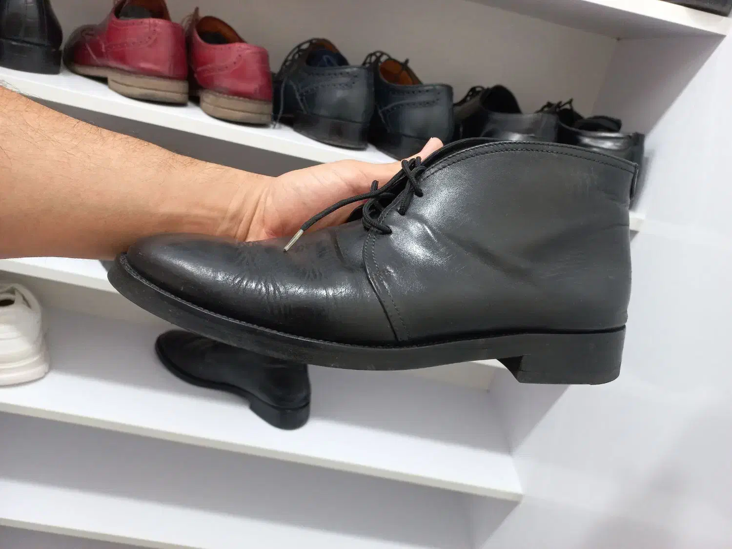 کفش نیم بوت چرم طبیعی درسا|کیف، کفش، کمربند|کرج, فاز ۴ مهرشهر|دیوار