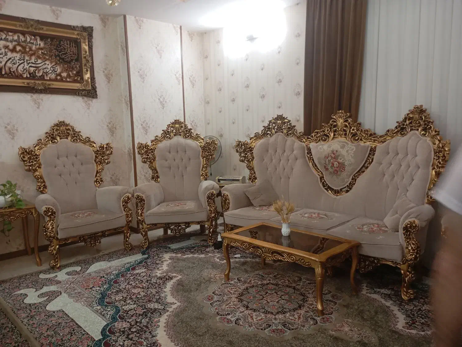 مبل سلطنتی|مبلمان خانگی و میز عسلی|مشهد, طلاب|دیوار