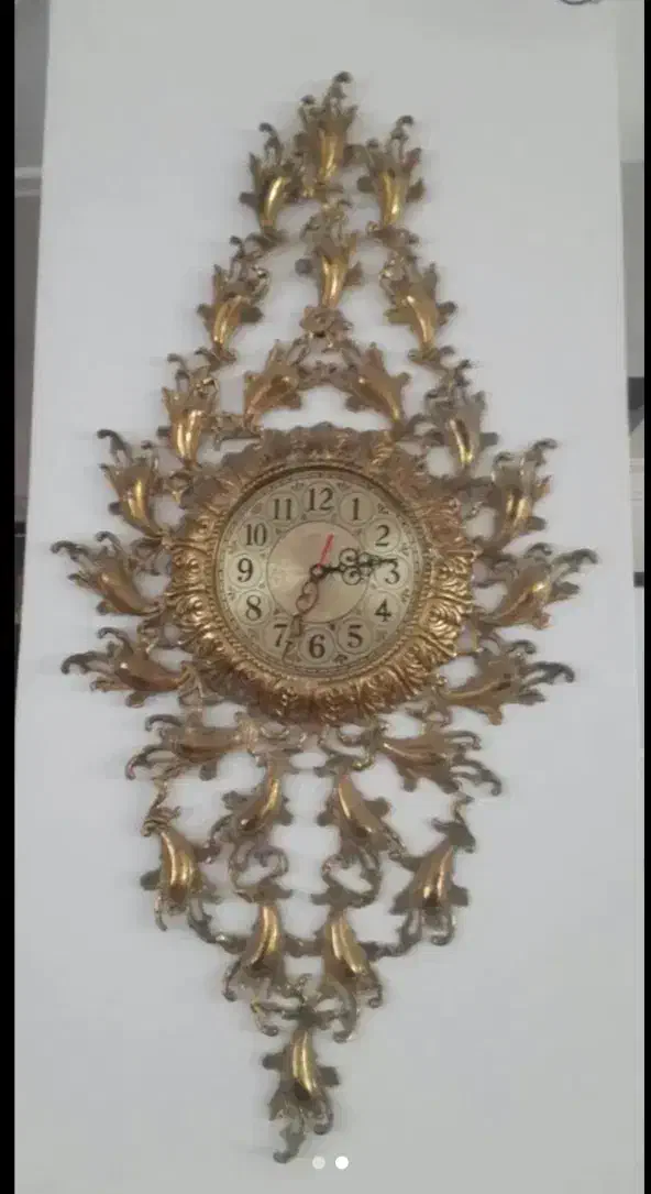 ساعت دیواری برنزی|ساعت دیواری و تزئینی|بناب, |دیوار