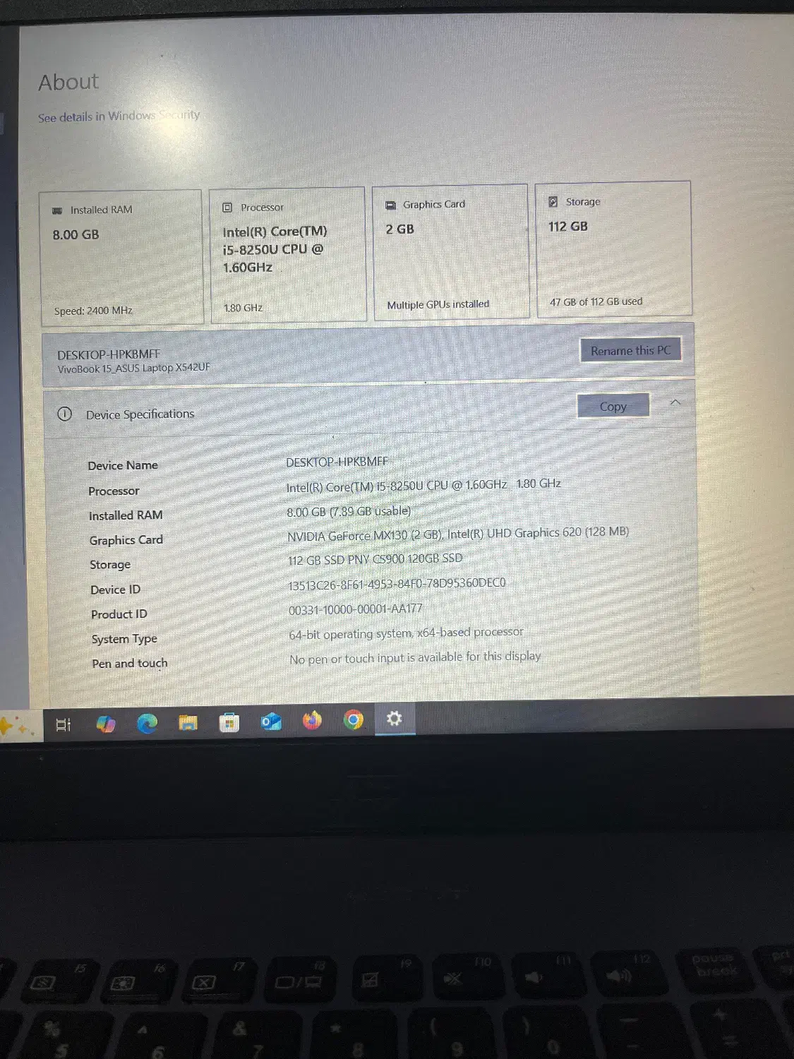 فروش لپ تاپ ایسوس در حد نو مصرف شخصی|رایانه همراه|پاکدشت, پاکدشت (مامازند)|دیوار