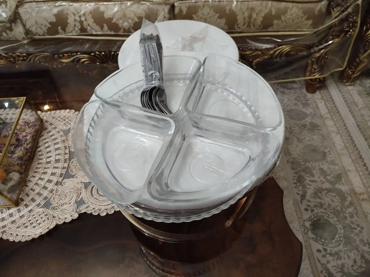 چند تیکه ظرف پیرکس|ظروف سرو و پذیرایی|خرمآباد, |دیوار