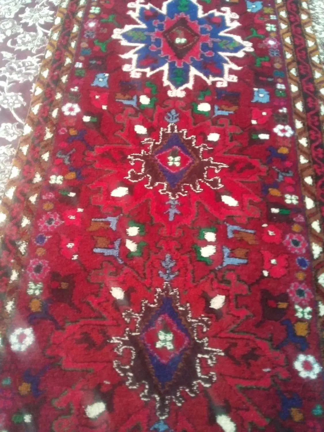 فرش دستبافت ۳متری|فرش|اهر, |دیوار