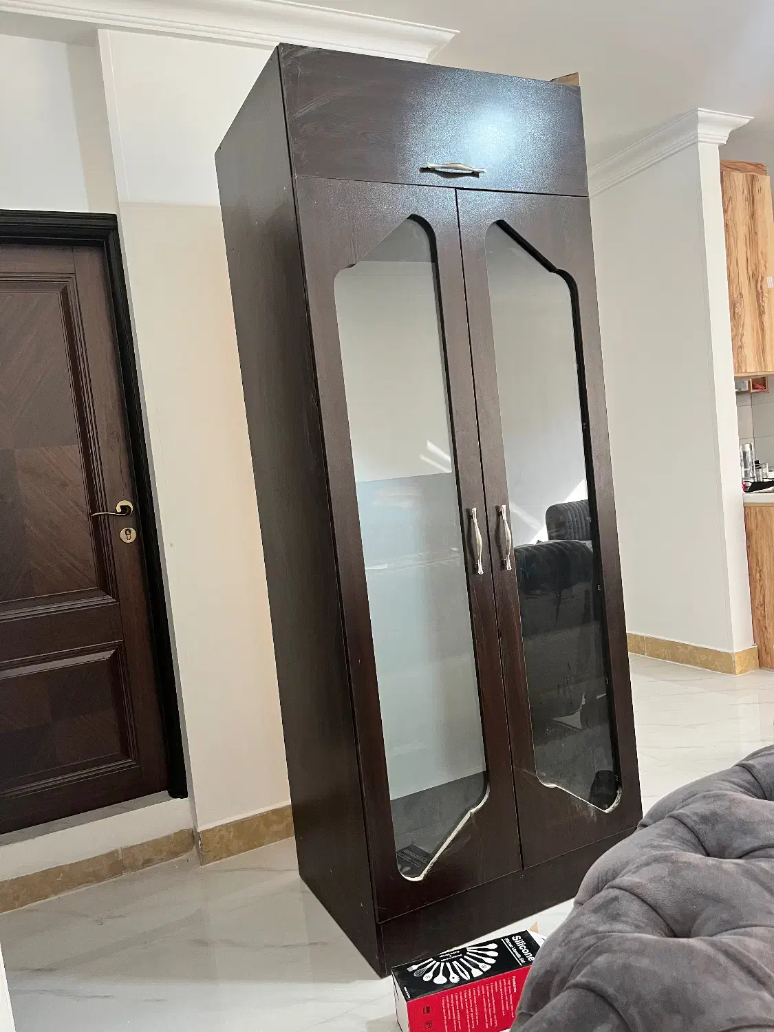 کمد درب شیشه ای|جاکفشی، کمد، دراور|گنبد کاووس, |دیوار