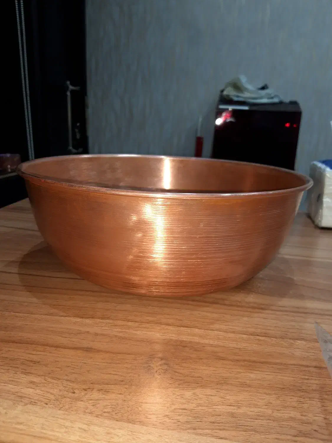 کاسه تمام مس سایز بزرگ قطر 30 سانت|صنایع دستی و سایر لوازم تزئینی|تهران, صادقیه|دیوار