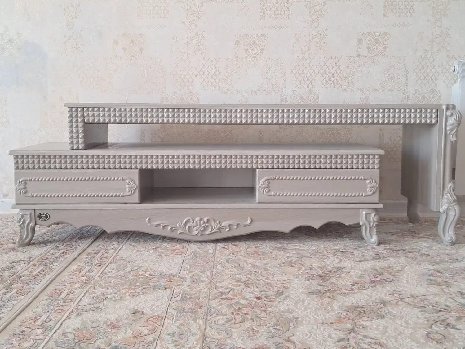 میز تلویزیون Mdf شرکتی دو تکه|میز تلویزیون|بروجرد, |دیوار