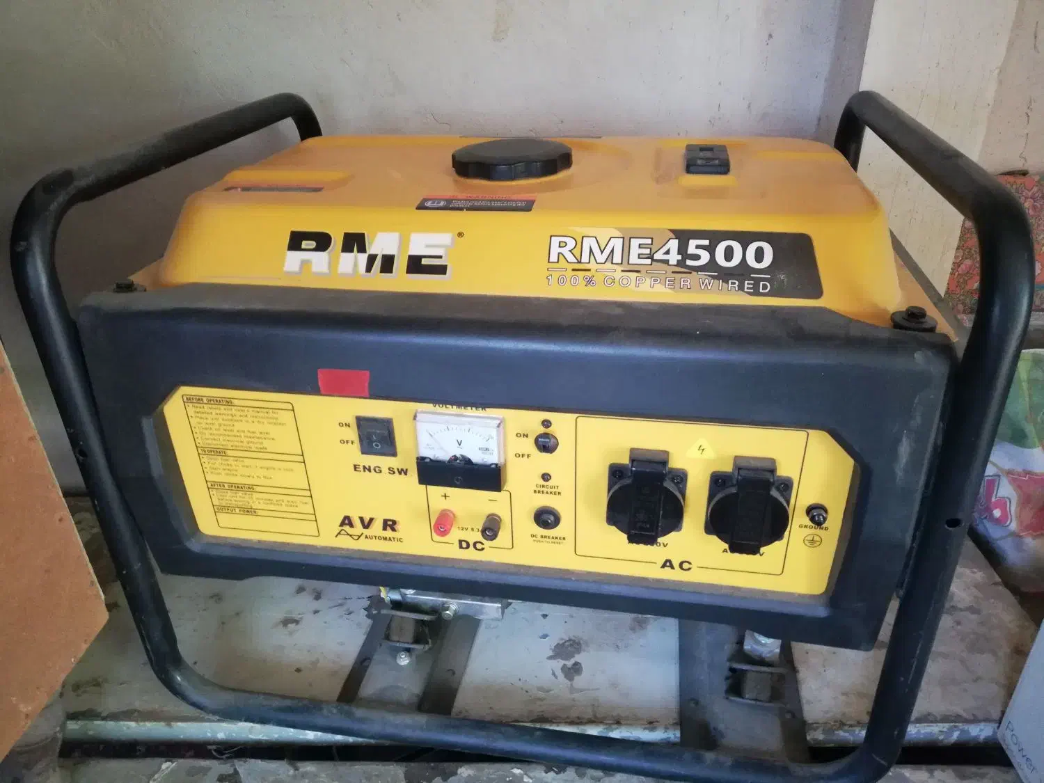 موتور برق 3 کیلو وات  RME 4500|ابزارآلات|آذرشهر, |دیوار