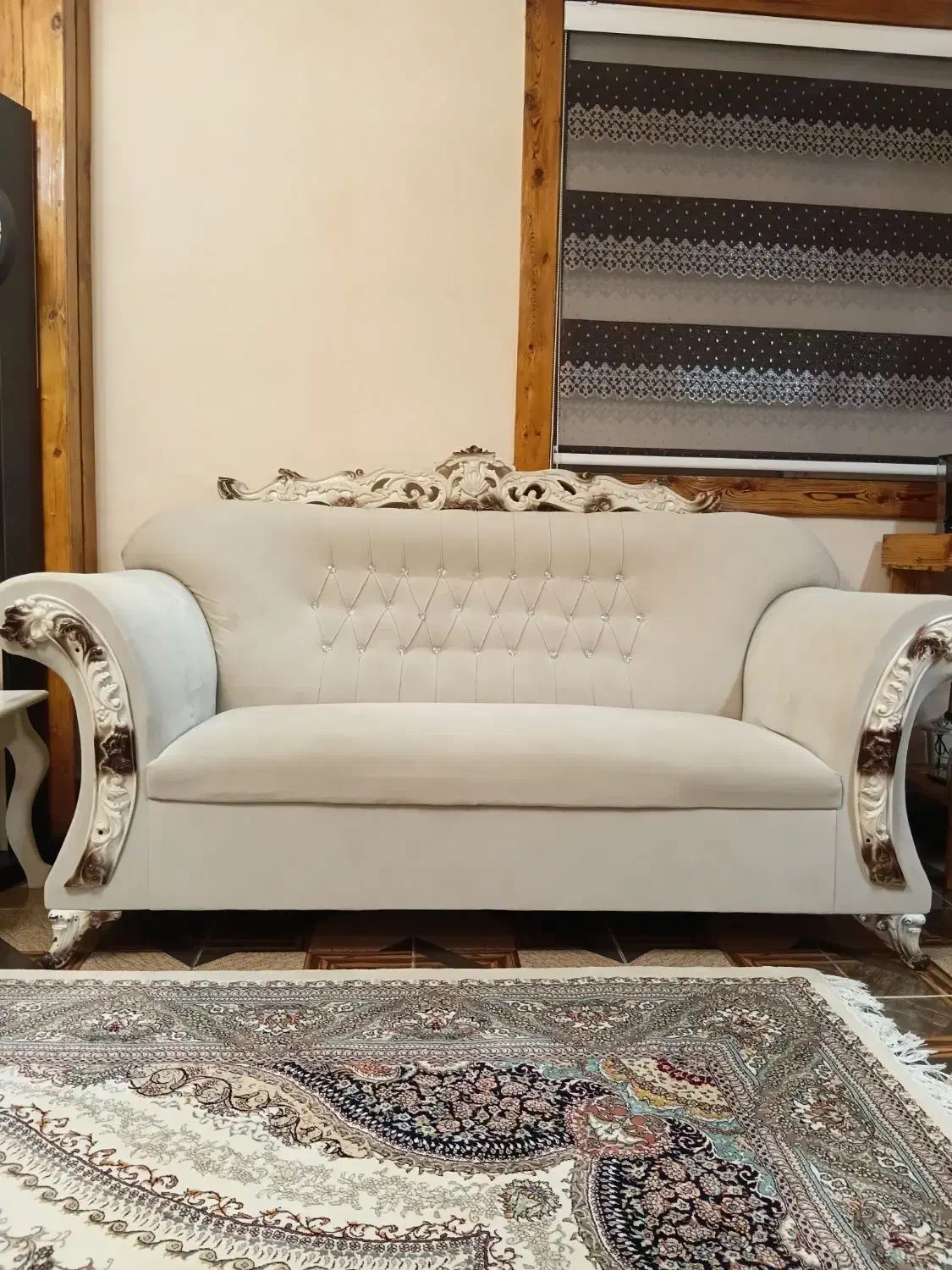 مبلمان راحتی ۷ نفره تمیز درجه یک|مبلمان خانگی و میز عسلی|سنگر, |دیوار