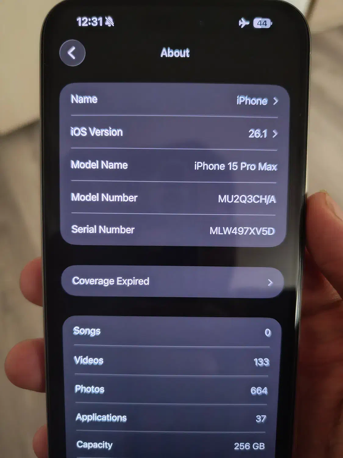 ایفون ۱۵ پرو مکس در حد نو باطری ۱۰۰|موبایل|مشهد, امامیه (شهرک غرب)|دیوار