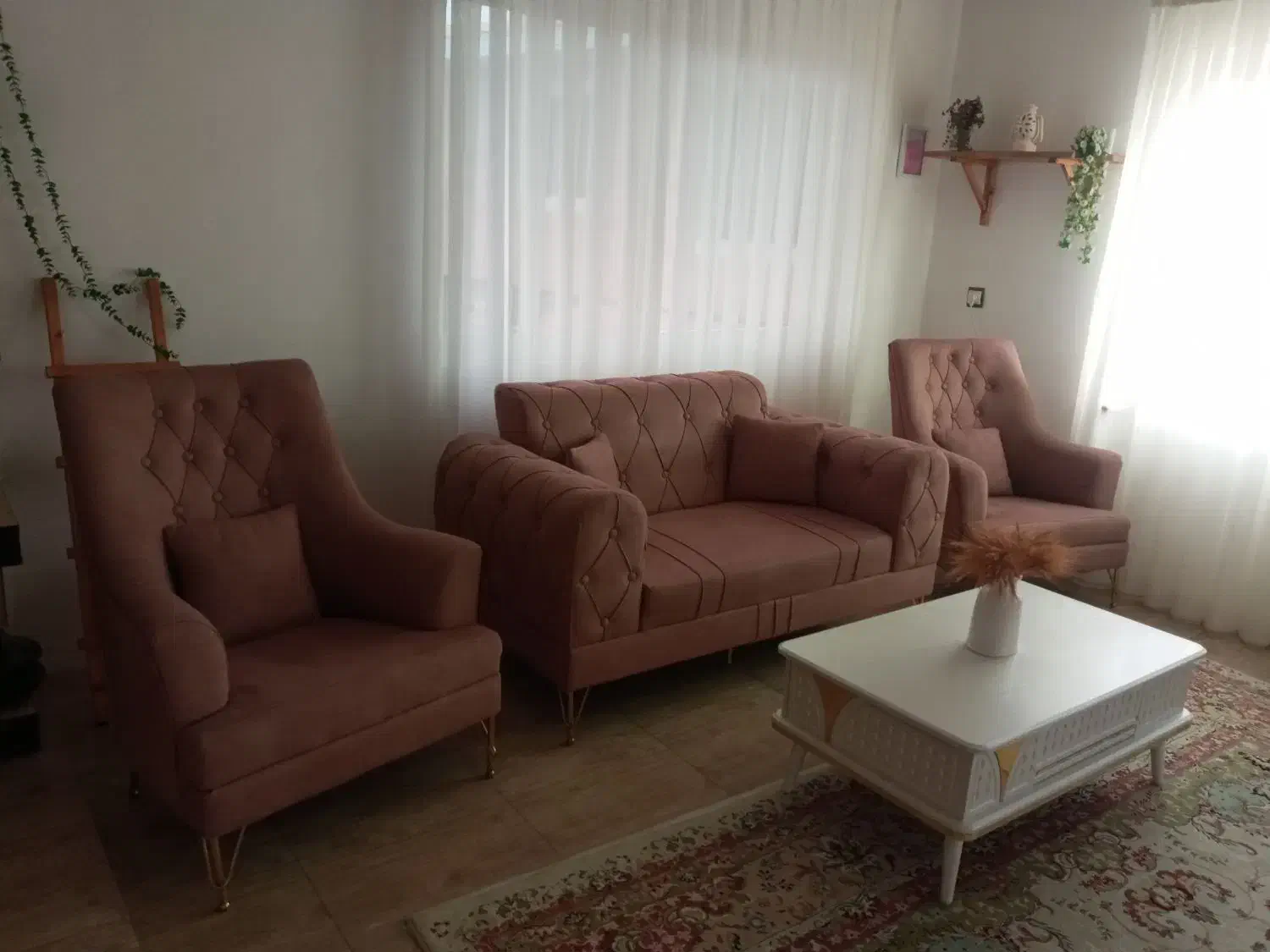 مبل مدل چستر ۷نفره|مبلمان خانگی و میز عسلی|لاهیجان, کوی خزر|دیوار