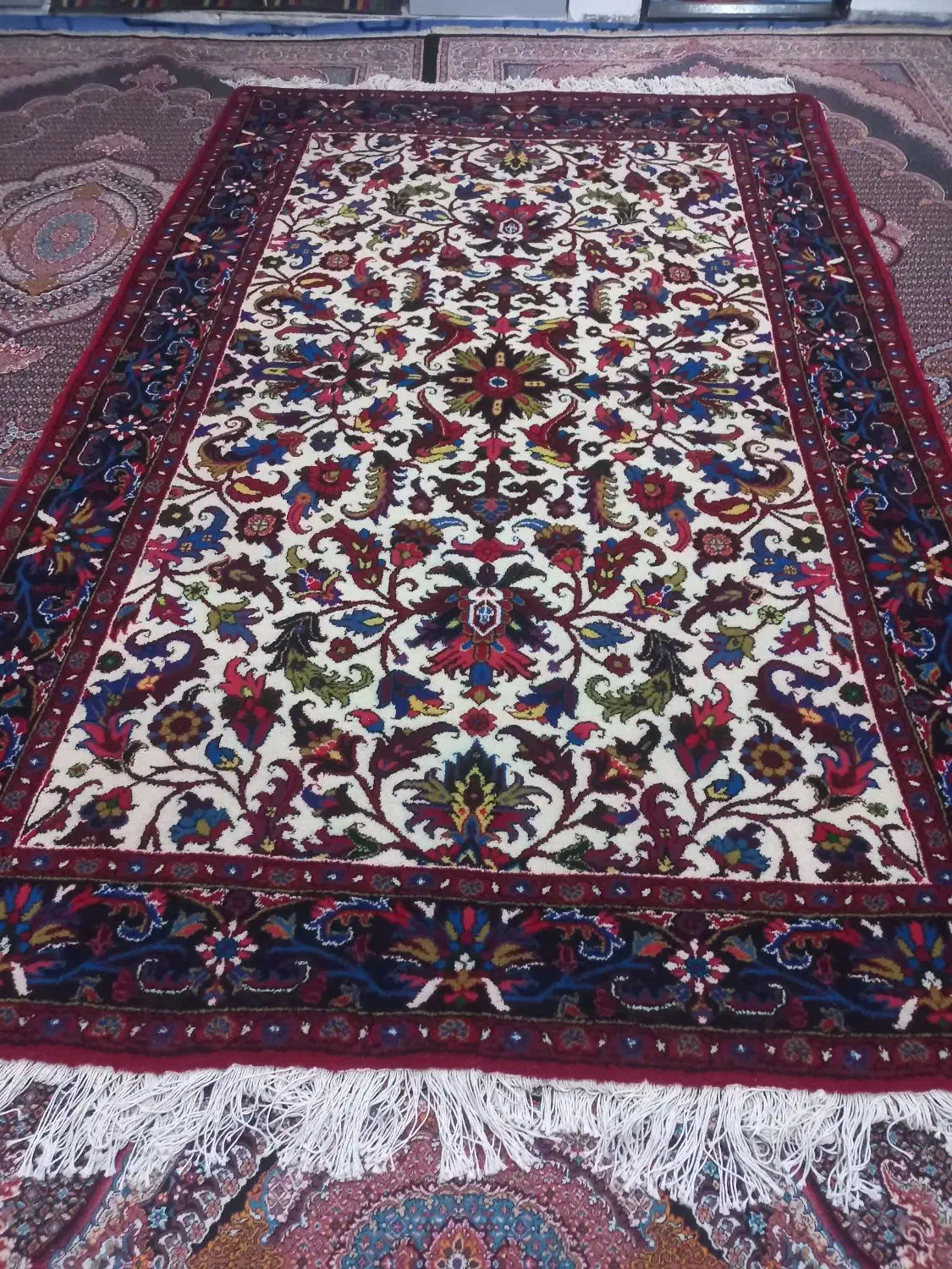 دوجفت هریس ۶۱۰ایلمح کرم افشان|فرش|تبریز, |دیوار