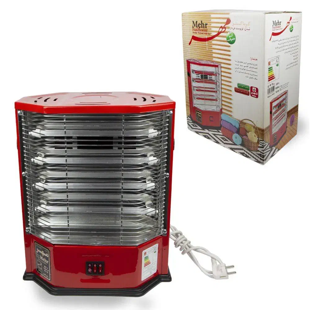 بخاری برقی فن دار (مهر) 1500 وات|بخاری، هیتر، شومینه|مشهد, نیزه|دیوار