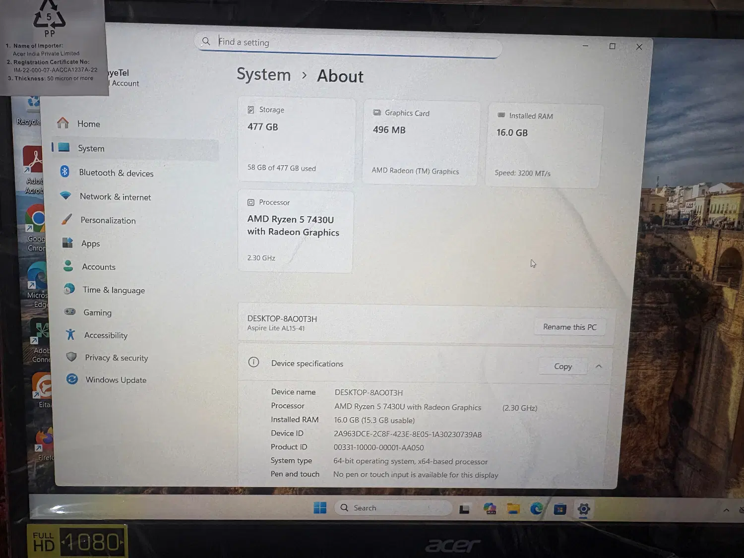 لب تاب acer|رایانه همراه|تهران, نیروی هوایی (پیروزی)|دیوار