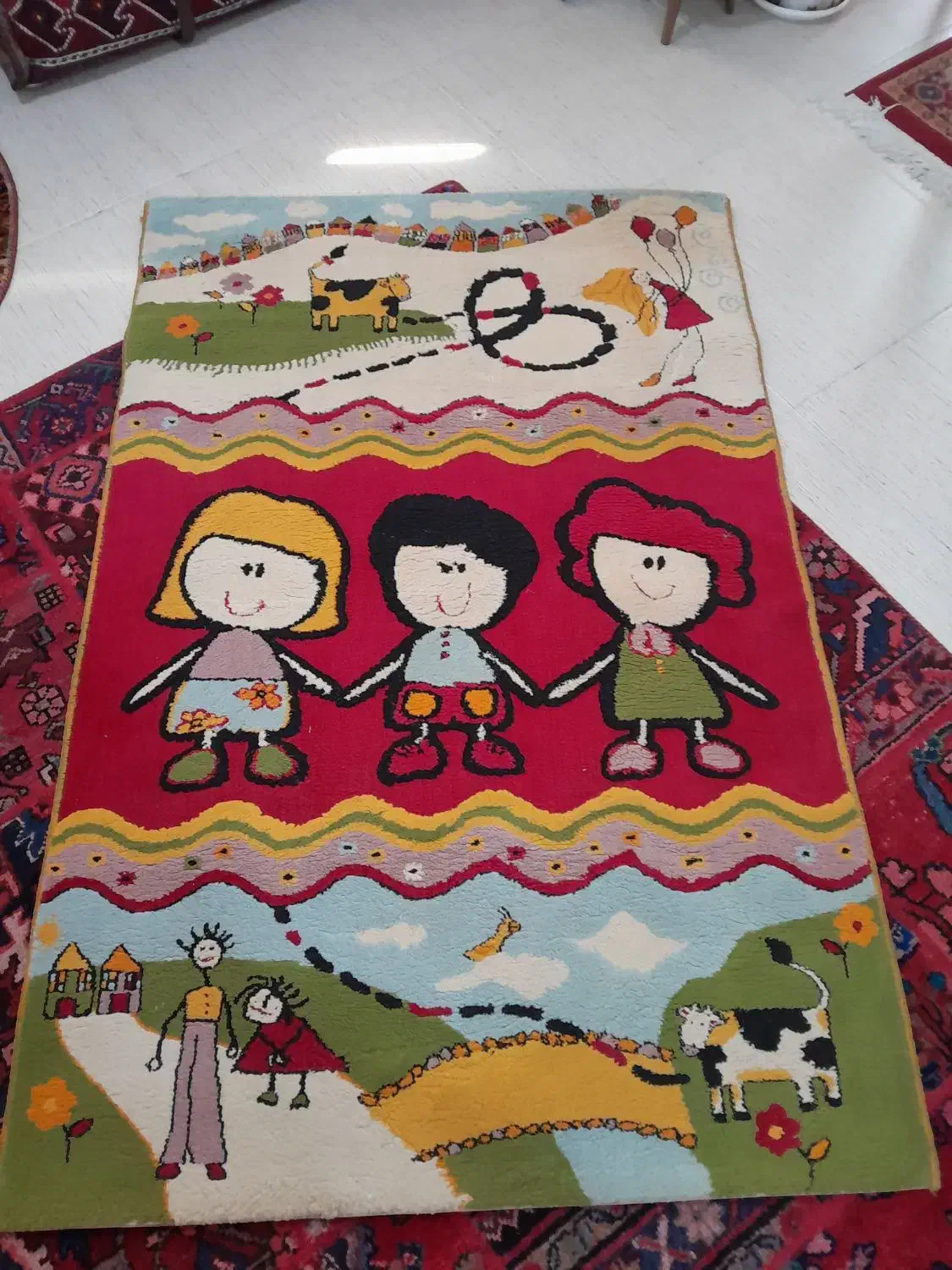 قالیچه اتاق کودک|فرش|بندرعباس, |دیوار