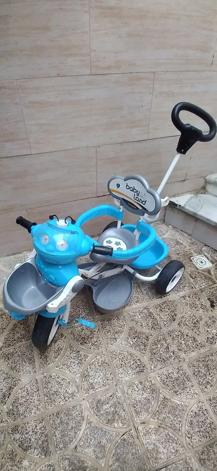 سه چرخه کودک در حد نو|دوچرخه، اسکیت، اسکوتر|قدس, شهر‌قدس|دیوار