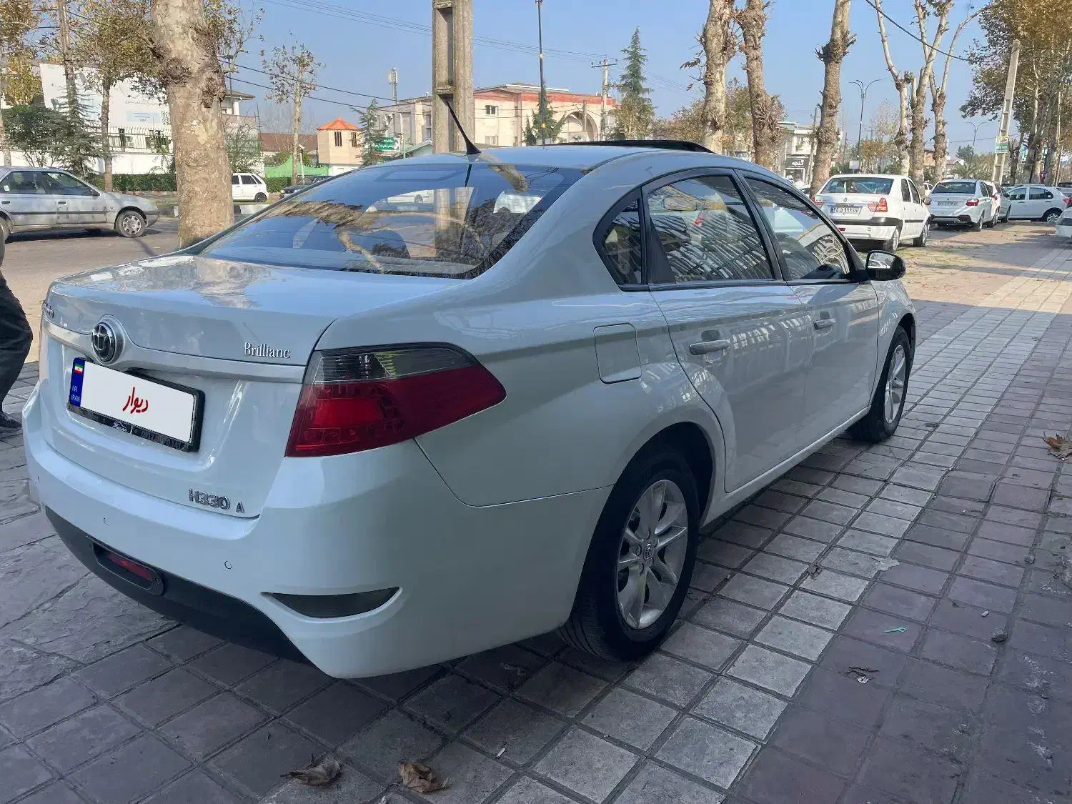 برلیانس 330سفید94 اتومات|خودرو سواری و وانت|لنگرود, |دیوار