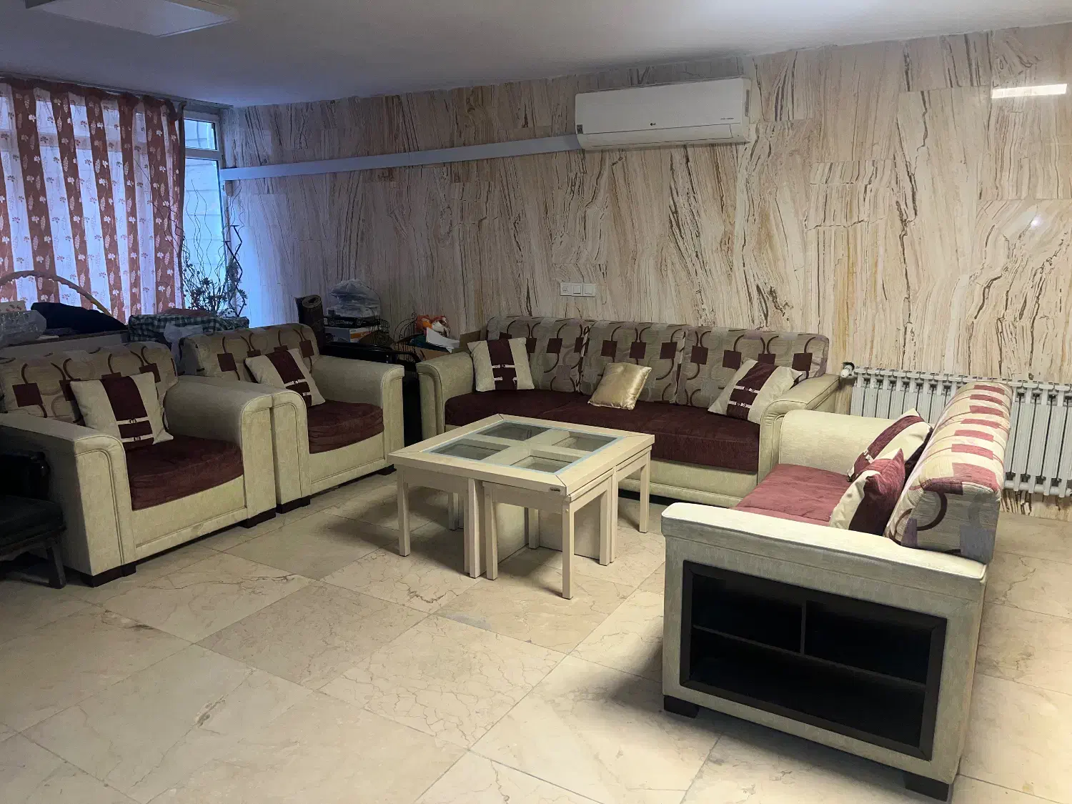 مبل ۷ نفره استقبال|مبلمان خانگی و میز عسلی|تهران, پردیسان|دیوار