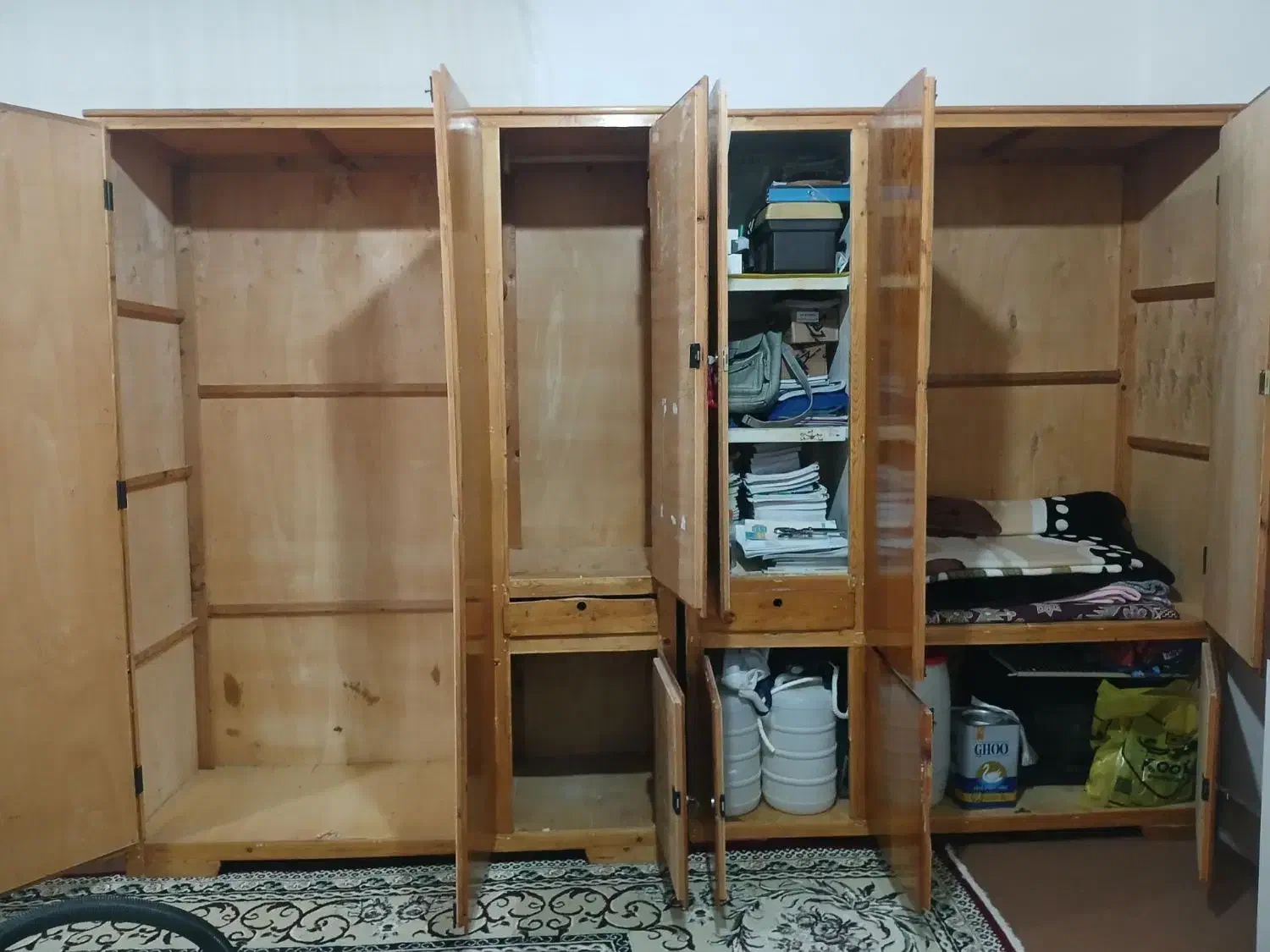 کمد|جاکفشی، کمد، دراور|کلاله, |دیوار