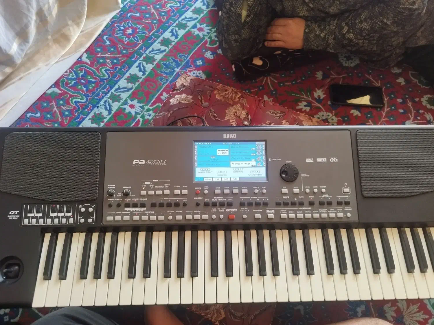 ارگ پی ا 600|پیانو، کیبورد، آکاردئون|فسا, |دیوار