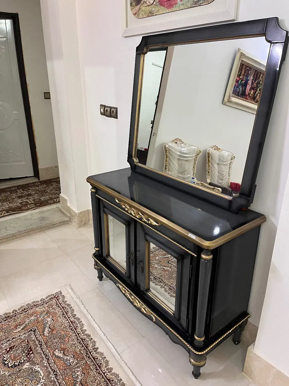 ۳تیکه میز تی وی اینه کنسول و بوفه برای جهیزیه عروس|بوفه، ویترین، کنسول|تربت جام, مطهری|دیوار