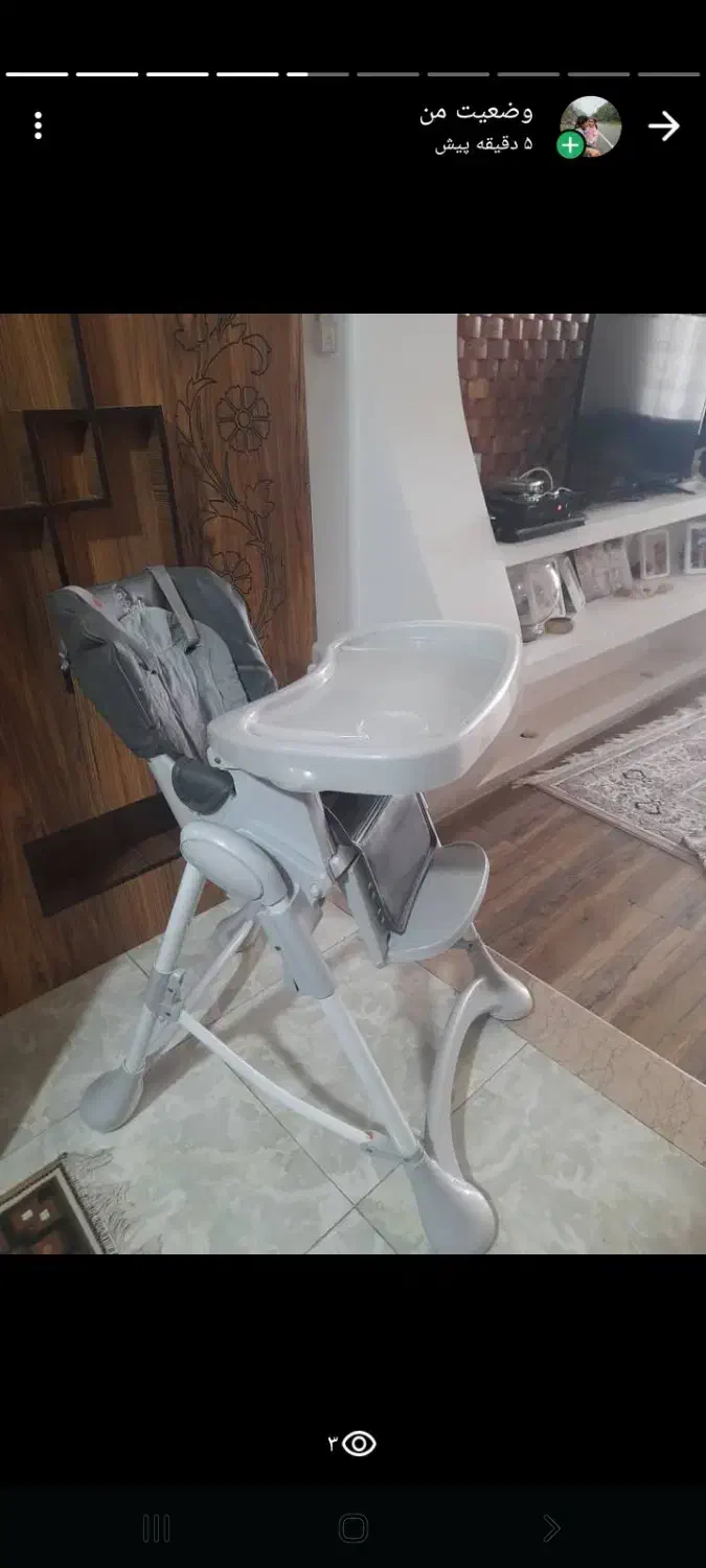 صندلی غذای بچه|تخت و صندلی بچه|مرودشت, بیست متری بیمارستان|دیوار