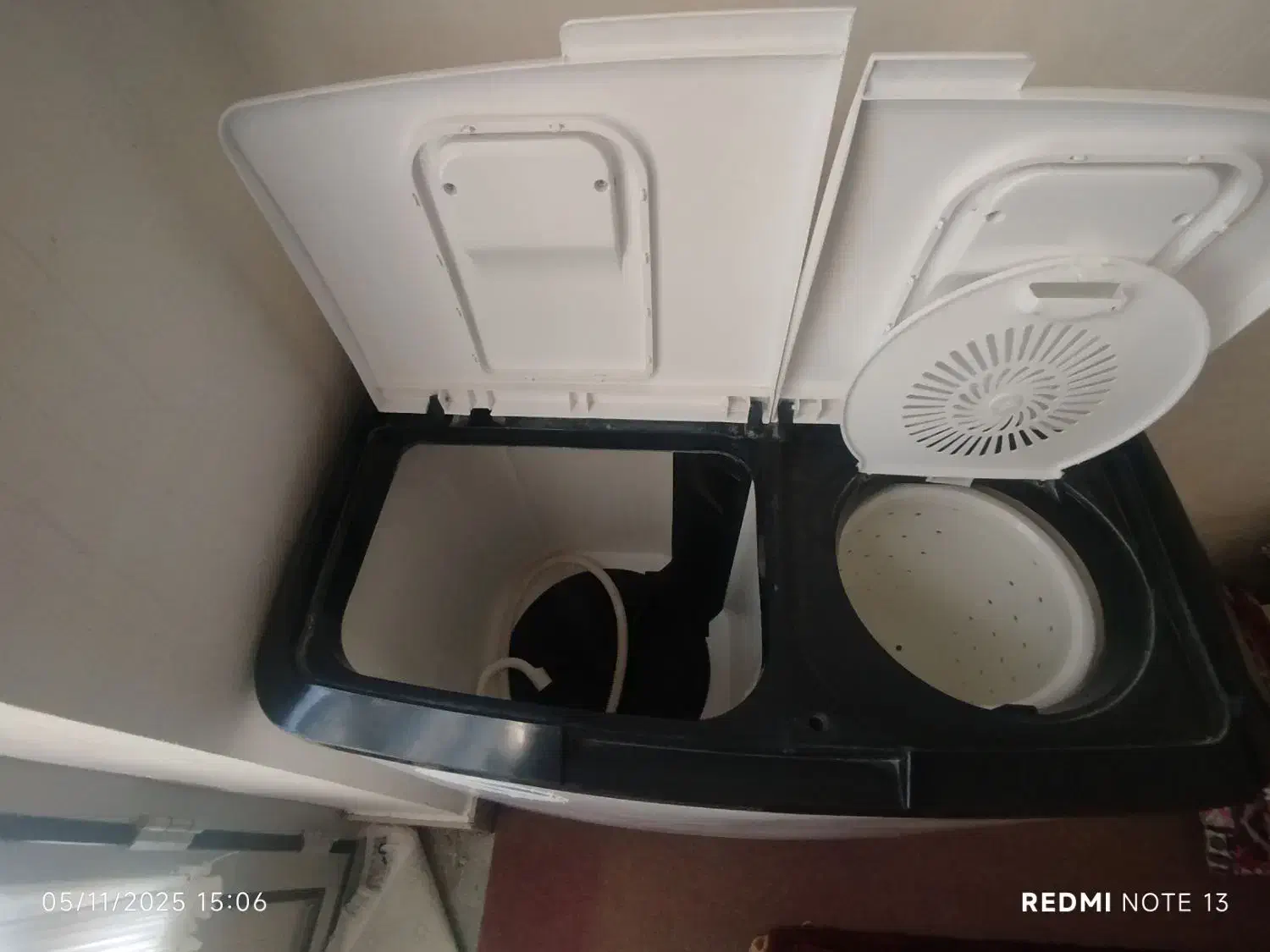 لباسشویی نیمه اتوماتیک|ماشین لباسشویی و خشککن لباس|گنبد کاووس, |دیوار