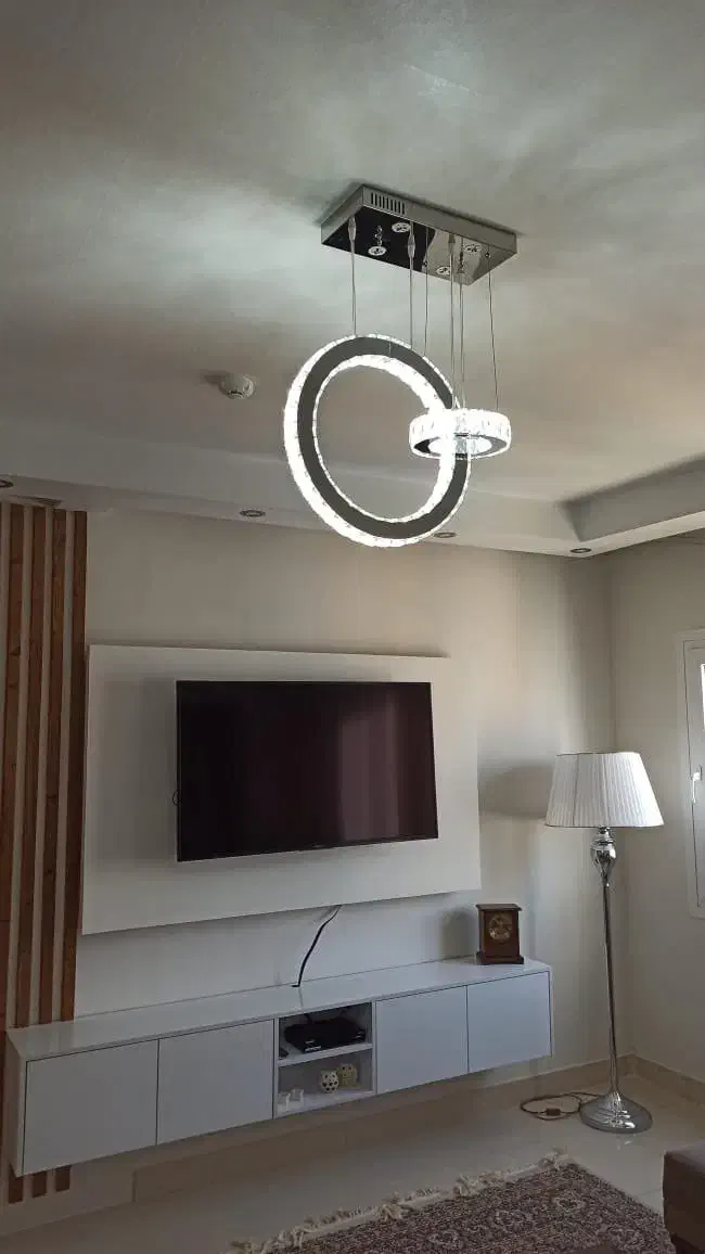 لوستر با چند مدل نور|لوستر و چراغ آویز|اراک, |دیوار