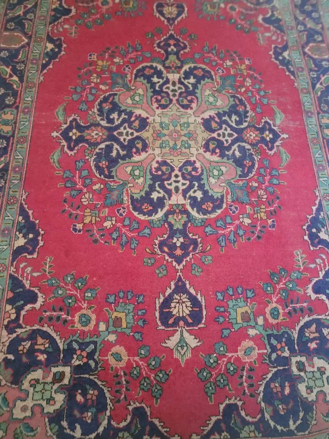 فرش دستبافت قدیمی عتیقه|فرش|کوهسار (البرز), |دیوار