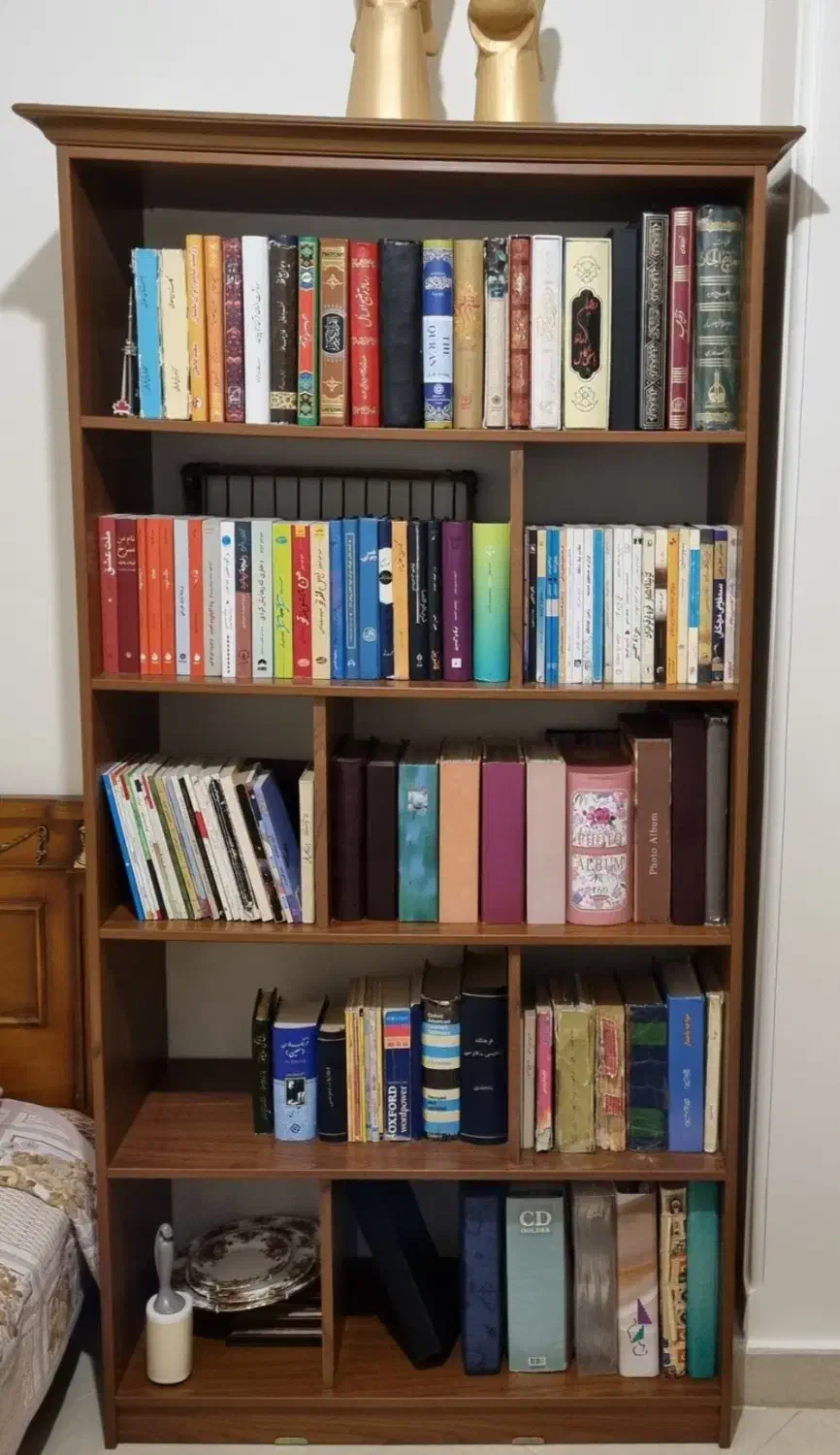کتابخانه|کتابخانه، شلف، قفسه‌های دیواری|تهران, پاسداران|دیوار