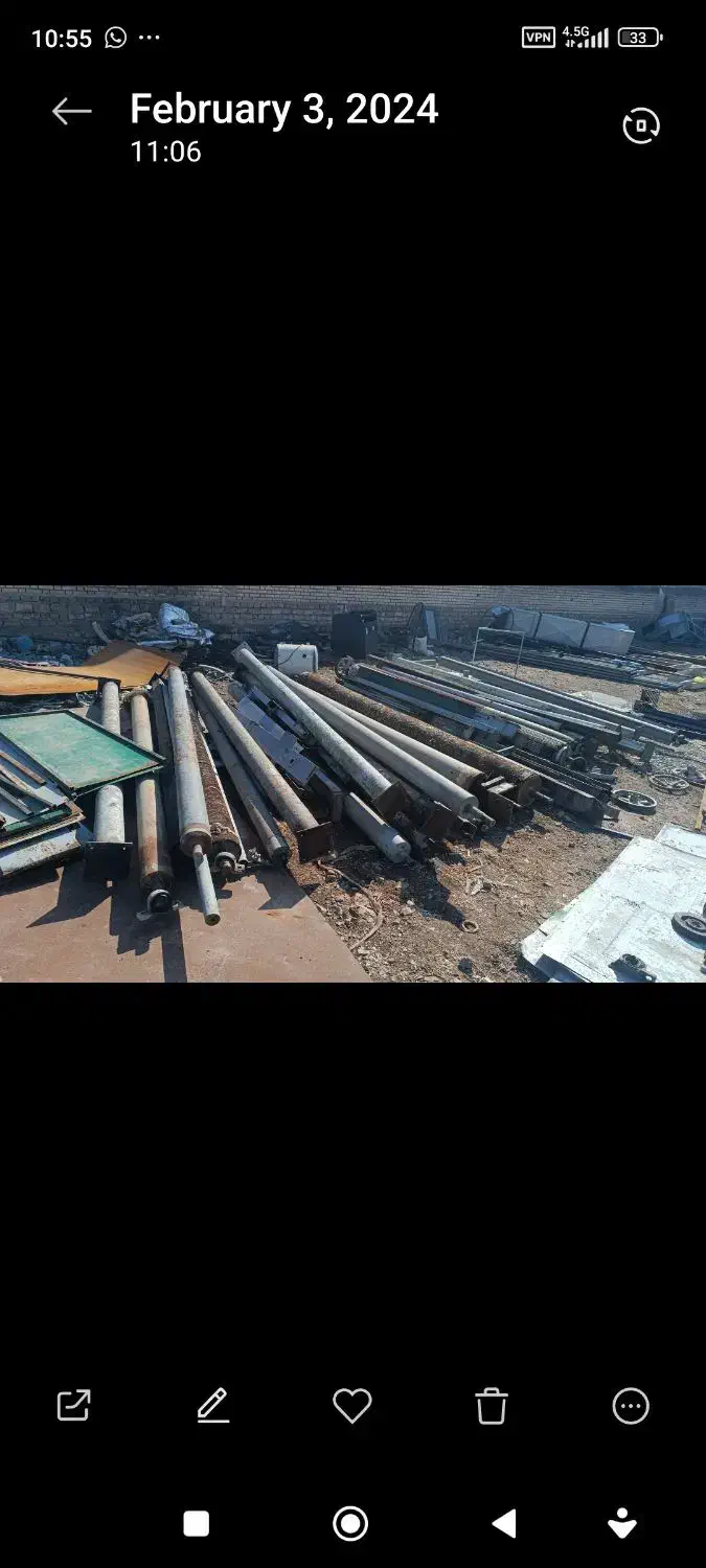 خر.ید لوله پروفیل قوطی ستون آهن مصرفی ضایعات ورق|مصالح و تجهیزات ساختمان|کاشان, شهرک صنعتی راوند|دیوار