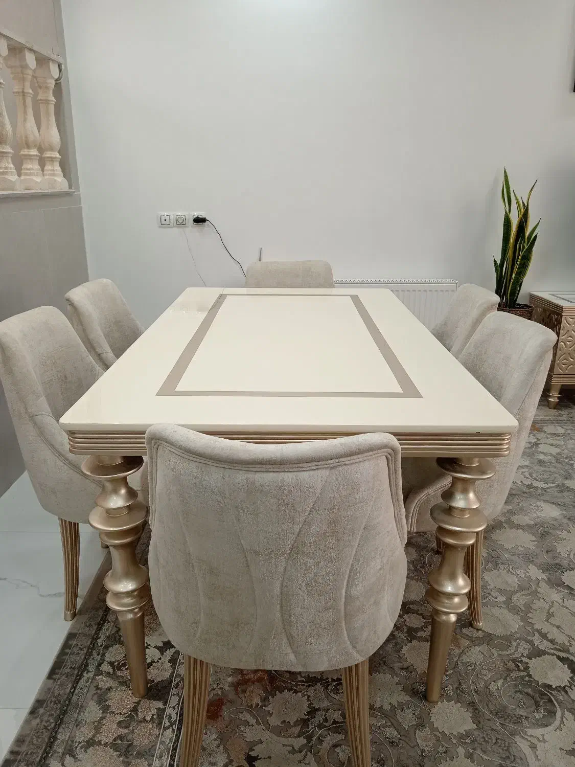 میز ناهار خوری ۶ نفره مدل ویچنزا|میز و صندلی غذاخوری|گناباد, |دیوار