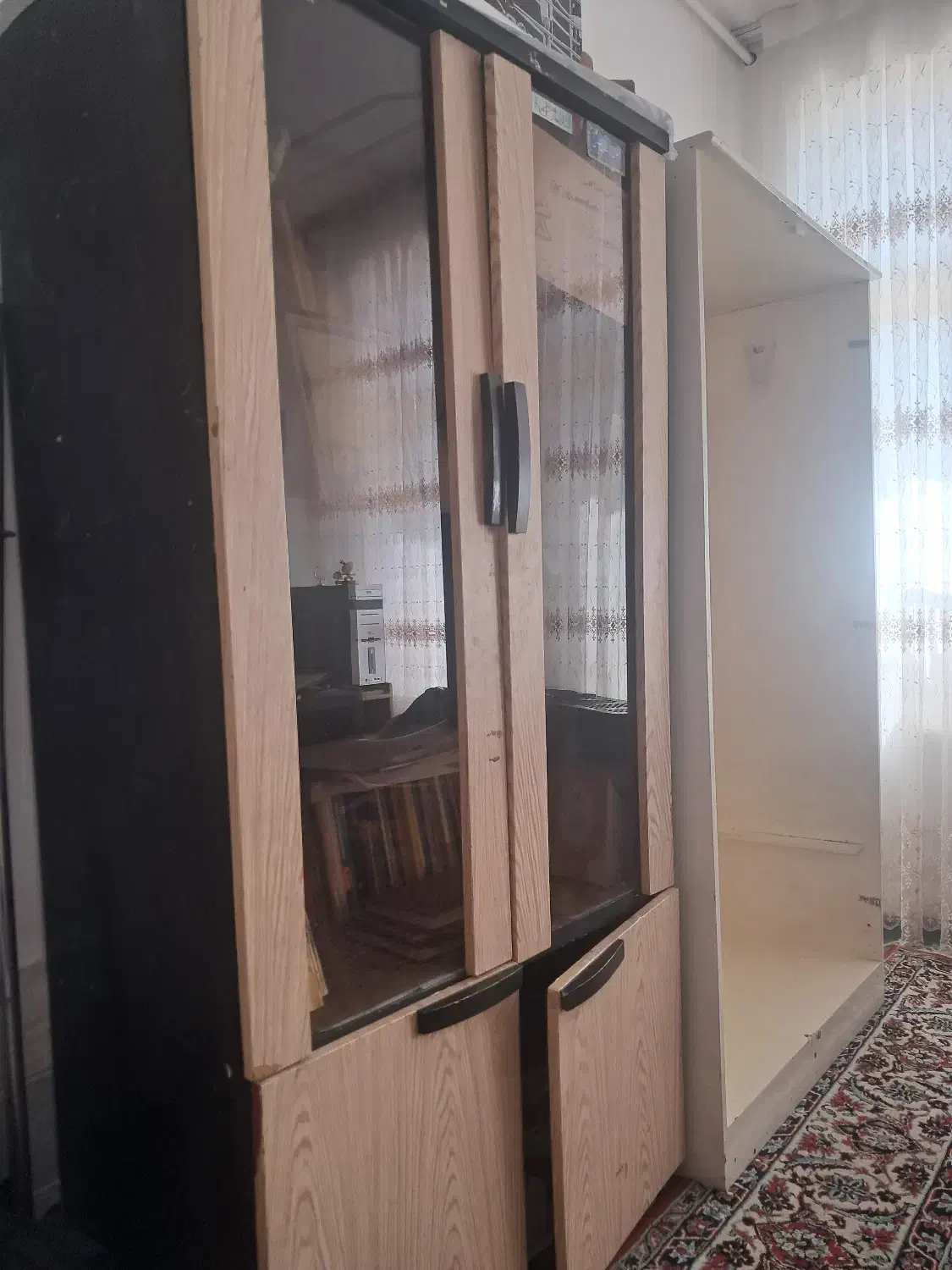 کمد کتابخانه|کتابخانه، شلف، قفسههای دیواری|اردکان, |دیوار