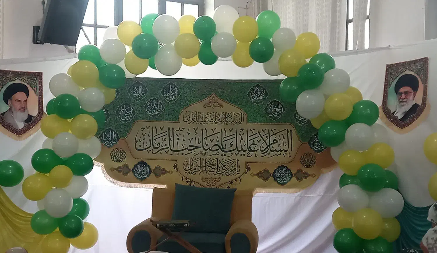 ریسه بادکنک|صنایع دستی و سایر لوازم تزئینی|قم, سالاریه|دیوار