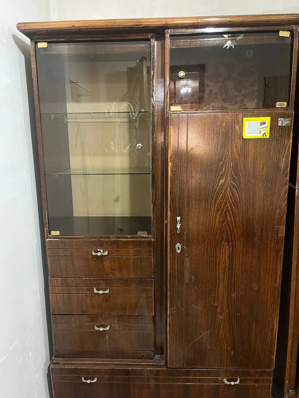 کمد چوبی اصل جادار|جاکفشی، کمد، دراور|گنبد کاووس, |دیوار