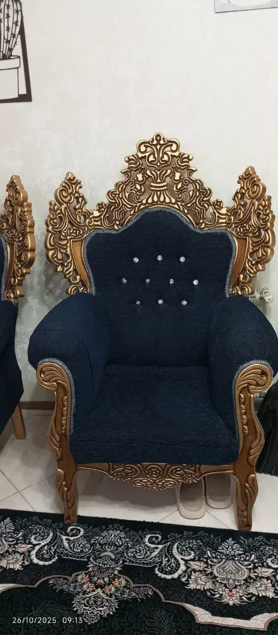 مبل هفت نفره با میز ناهارخوری|مبلمان خانگی و میز عسلی|تهران, خزانه|دیوار