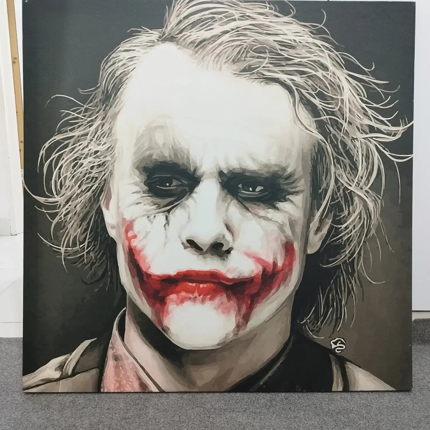 تابلو بوم طرح جوکر|تابلو، نقاشی، عکس|بندر ماهشهر, |دیوار