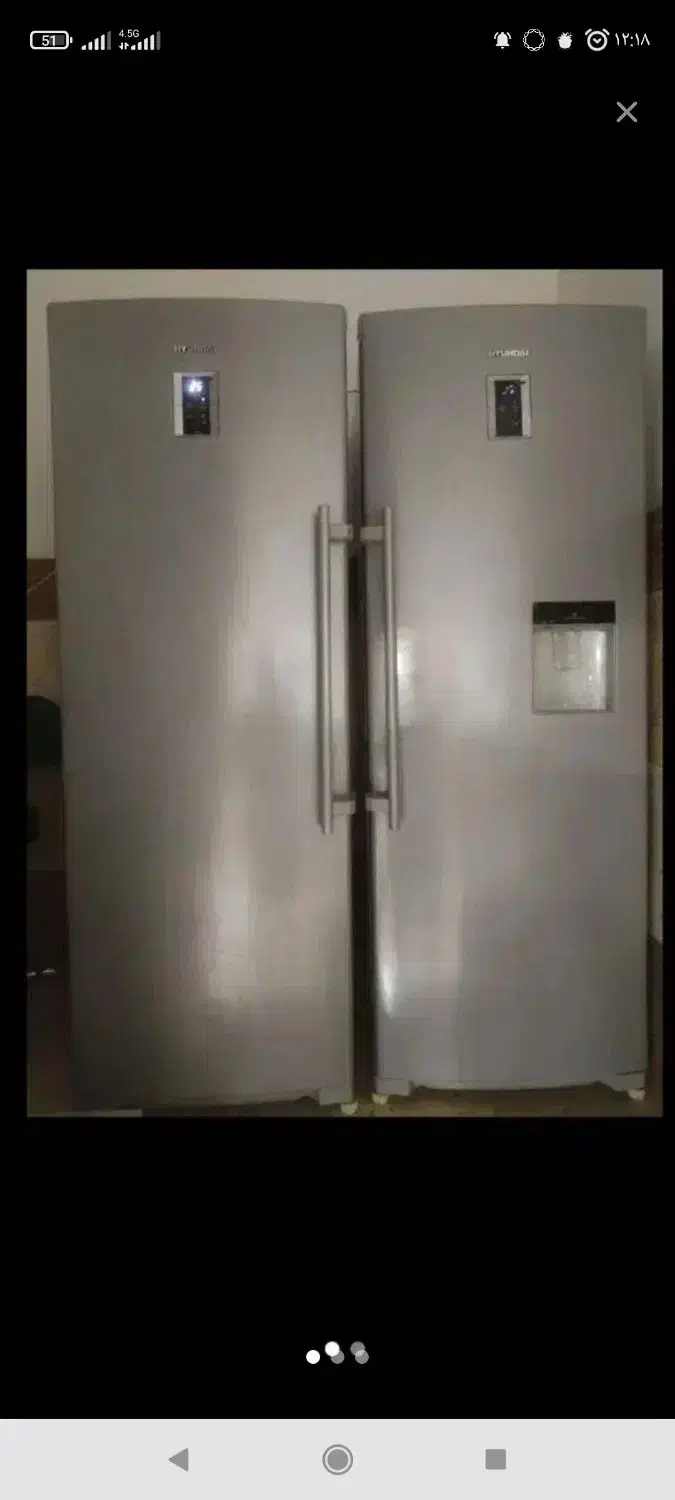 یخچال و فریزر دوقلو ۴۴فوت هیوندای|یخچال و فریزر|قیدار, |دیوار